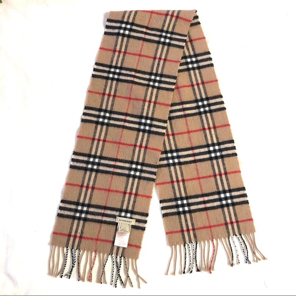 Burberry Other - Authentic Burberry Wool Cashmere Checker Kid Scarf